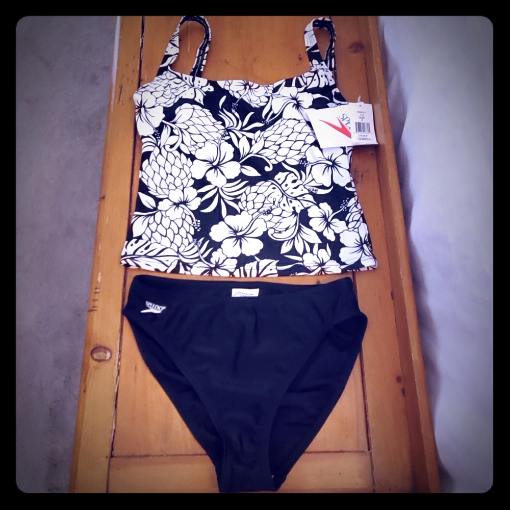 NWT speedo two piece swimsuit